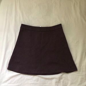 Burgundy forever21 skirt